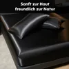 Satin Bettwäsche Set 198x203 Schwarz, 3 Teilig, Produktbild-Vorschau 3