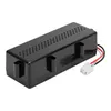 A black electronic device with ventilation holes on top and a white connector with wires attached. Produktbild-Vorschau