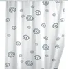 WENKO Dusch Vorhang Badewannen inkl. Ringe 180x200 cm Produktbild-Vorschau 1