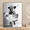 MuchoWow® - Leinwandbilder - Schottischer Highlander - WC - Produktbild-Vorschau 2