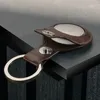 AirTag-Schlüsselanhänger Leder - Dunkelbraun Produktbild-Vorschau 3
