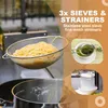 Küchensieb, 2 Stück küchensieb Set, 8cm Küchensieb Produktbild-Vorschau 3