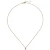 Collier Ankerkette mit Anhänger Solitär Diamant Brillant Produktbild-Vorschau 3