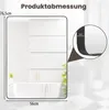 Veľké toaletné zrkadlo COSTWAY 76 x 56 cm, obdĺžnikové Náhľad obrázku produktu 2