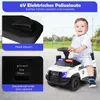 GOPLUS Kinder Elektroauto Polizei, 6V Kinderfahrzeug mit Produktbild-Vorschau 2
