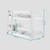 Kinderbett Hochbett Etagenbett 80x180 | 90x190 | 90x200 cm, Produktbild-Vorschau 3