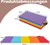COSTWAY skládací gymnastická podložka, 200 x 75 měkká Náhled obrázku produktu 3