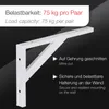 SOTECH Schwerlastwinkel 295 x 215 mm weiß Produktbild-Vorschau 4