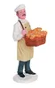 Figur stellt einen Bäcker dar, der stolz einen Korb voller frisch gebackener Brote trägt. Náhled obrázku produktu