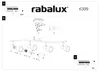Světelný pásek hnědý / bílý E14 4x40W Soma 6309 Rabalux Náhled obrázku produktu 9