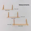 leg&go Étagère flottante 60x15cm, en bois avec lanières en Voir les images du produit 2