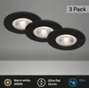 LED Einbauleuchten Badleuchte 3er Set 5 W 3000K IP44 Produktbild-Vorschau 3