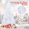 GOPLUS 240 cm Künstlicher Weihnachtsbaum, Weißer Tanne Produktbild-Vorschau 4