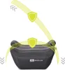 A graphic illustration showing a child car seat booster with protective shields and arrows indicating safety features. Podgląd zdjęcia produktu