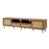 Sweiko Armoire TV avec 2 tiroirs, 2 compartiments ouverts Voir les images du produit 2