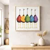 UNUS Wandbild 3D Wall Art Hairfusion Sträuße mit bunten Produktbild-Vorschau 5