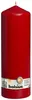BOLSIUS Candela a stelo "Rustik" XXL, colore rosso – Anteprima dell’immagine prodotto 1