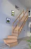 Dřevěné schodiště Lindos (dub) v 1/4 točité konstrukce Náhled obrázku produktu 1