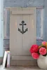 Landhaus Fensterladen mit Anker in grau, Shabby antique Produktbild-Vorschau 1