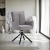 Homestyle4u Polsterstuhl Esszimmerstuhl Armlehnenstuhl Produktbild-Vorschau 1