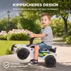 AIYAPLAY Rutschauto Kinder Polizei Rutschfahrzeug mit Musik Produktbild-Vorschau 5