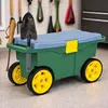 Gartenwagen von HMF, 55 x 26,5 x 29,5 cm, grün Produktbild-Vorschau