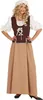 Mittelalter-Magd Kleid mit Haube, Größe:46 Produktbild-Vorschau 5