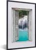 MuchoWow® Gerahmtes Poster Aussicht - Wasserfall - Natur - Produktbild-Vorschau 1