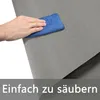 A hand is shown cleaning a gray fabric surface with a blue cloth. Text overlay indicates ease of cleaning. Náhled obrázku produktu