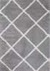 Hochflor Teppich Wohnzimmer Shaggy Skandi Design Produktbild-Vorschau 1