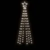 vidaXL LED-Weihnachtsbaum mit Erdnägeln Kaltweiß 108 LEDs Produktbild-Vorschau 4