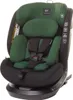 A green and black child car seat on a white background. Náhľad obrázku produktu