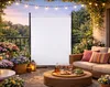 Paravent Outdoor Wetterfest 150 x 190 cm Weiß | Raumteiler Produktbild-Vorschau 2