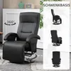 HOMCOM Poltrona relax girevole con funzione reclinabile e Anteprima dell’immagine prodotto 6