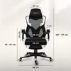 Herní židle Huzaro Combat 3.1 White - náklon 135°, výsuvná Náhled obrázku produktu 3