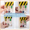 Montessori Sensorik Lernspielzeug aus Holz – Busy Board für Produktbild-Vorschau 6