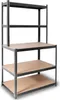 Humberg HR-855, Metallregal mit Schreibtisch, 180 x 100 x Produktbild-Vorschau 14