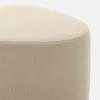 sweeek - Hocker in Kieselsteinform mit Stoffbezug  - Beige Produktbild-Vorschau 3