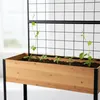 Relaxdays Hochbeet mit Rankgitter, Ablagefach, Rollen, Produktbild-Vorschau 8