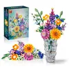 Klemmbausteine Blumen 16 Wildblumen Set Blumenstrauß Produktbild-Vorschau 1