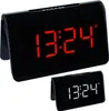 Two digital alarm clocks are shown against a white background. The larger clock in the foreground displays the time '13:24' in red LED digits, with 'DST' also visible. The smaller clock in the background also displays '13:24' but in white LED digits, with  Anteprima dell’immagine prodotto