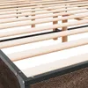 vidaXL Bettgestell Braun Eichen-Optik 120x190 cm Produktbild-Vorschau 7