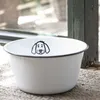 IB Laursen Fressnapf HUND Emaille Weiß 22 cm Schüssel Produktbild-Vorschau 3