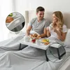 Vassoio da letto Relaxdays, bambù, A x L x P: 20 x 50 x 30 Anteprima dell’immagine prodotto 2