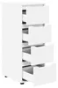 vidaXL Armadio contenitore 40 x 48 x 105 cm, realizzato in Anteprima dell’immagine prodotto 6