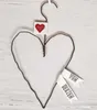 Good old friends Herz Draht Metall Anhänger Liebe Love Produktbild-Vorschau 1