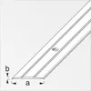 alfer Übergangsprofil 2 m, 37 x 2.5 mm Aluminium eloxiert Produktbild-Vorschau 4