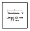 SPAX 251010602005 Tellerschrauben 6 mm 200 mm T-Profil Produktbild-Vorschau 16