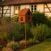 UNUS Vogelhaus mit Stab aus Rost Produktbild-Vorschau 3