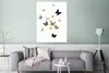 MuchoWow® Poster Schmetterlinge auf weißem Hintergrund Produktbild-Vorschau 6